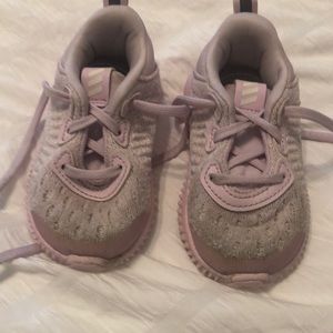 Adidas baby girl shoes lavender size 4